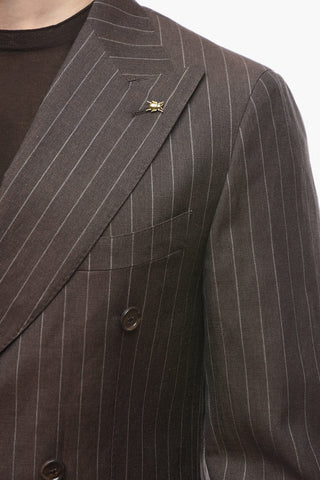 CC COLLECTION Double-breasted REWARD Pinstriped Suit