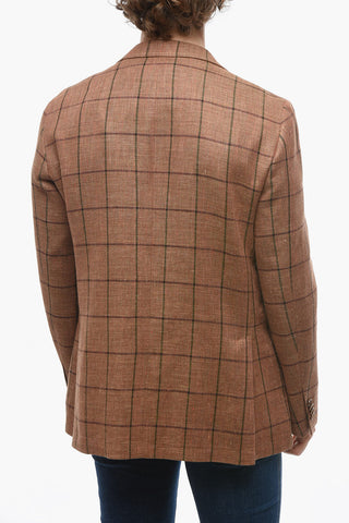 CC COLLECTION Wool Blend RIGHT Windowpane Blazer