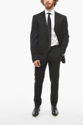 SUPER 160'S Extrafine-virgin-wool LEADER Single-breasted Blazer with Notch Lapel