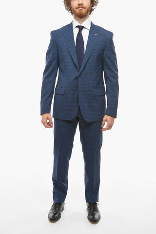 CC COLLECTION Abito in Misto Lana RIGHT con Motivo Gingham