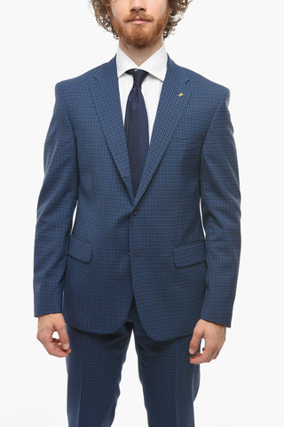 CC COLLECTION Abito in Misto Lana RIGHT con Motivo Gingham