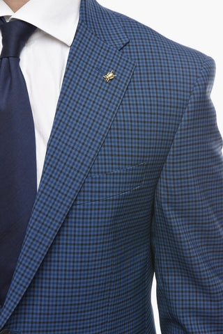CC COLLECTION Abito in Misto Lana RIGHT con Motivo Gingham