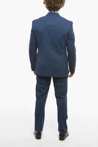 CC COLLECTION Abito in Misto Lana RIGHT con Motivo Gingham