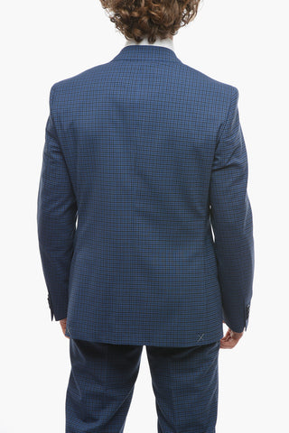 CC COLLECTION Abito in Misto Lana RIGHT con Motivo Gingham