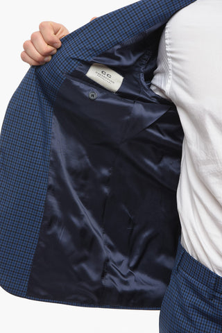 CC COLLECTION Abito in Misto Lana RIGHT con Motivo Gingham