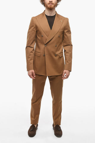 CC COLLECTION Double-breasted REWARD Cotton Suit