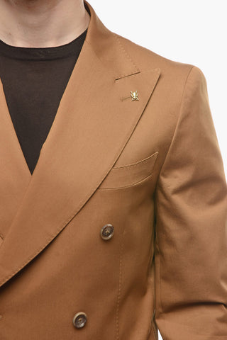 CC COLLECTION Double-breasted REWARD Cotton Suit