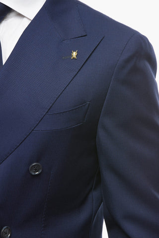 CC COLLECTION Double-breasted REWARD Virgin Wool Suit