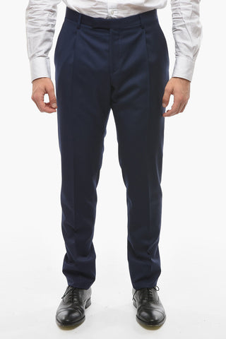 CC COLLECTION Double-breasted REWARD Virgin Wool Suit