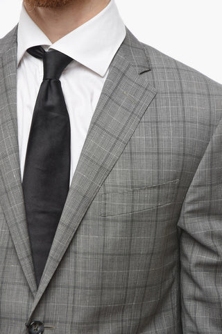 Virgin Wool ACADEMY District Check Suit