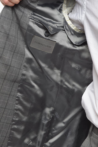 Virgin Wool ACADEMY District Check Suit