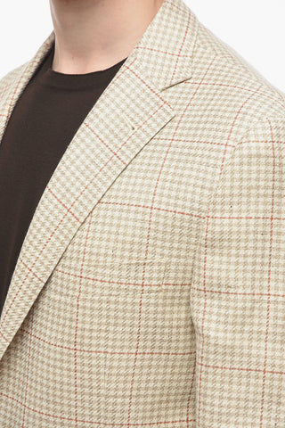 Blazer Sfoderato GATE con Motivo Windowpane