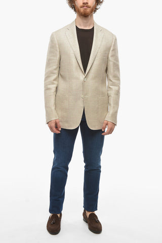 Blazer Sfoderato GATE con Motivo Windowpane