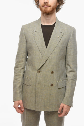 CC COLLECTION Double-breasted RESET Houndstooth Suit