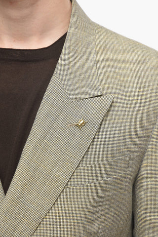 CC COLLECTION Double-breasted RESET Houndstooth Suit