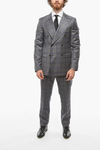 CC COLLECTION Abito Doppiopetto REWARD con Motivo Windowpane