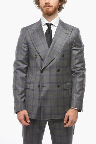 CC COLLECTION Abito Doppiopetto REWARD con Motivo Windowpane
