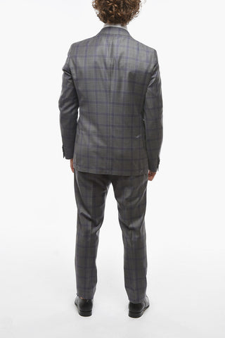 CC COLLECTION Abito Doppiopetto REWARD con Motivo Windowpane