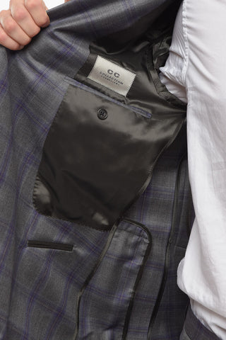 CC COLLECTION Abito Doppiopetto REWARD con Motivo Windowpane