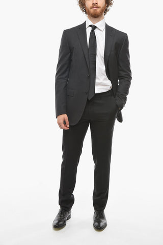 Blazer ACADEMY in Lana Extrafine con Tasche con Aletta