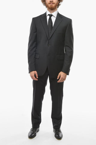 CC COLLECTION Virgin-wool RIGHT Suit with Notch Lapel