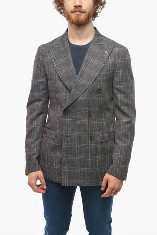 CC COLLECTION Double-breasted REWARD District Check Blazer