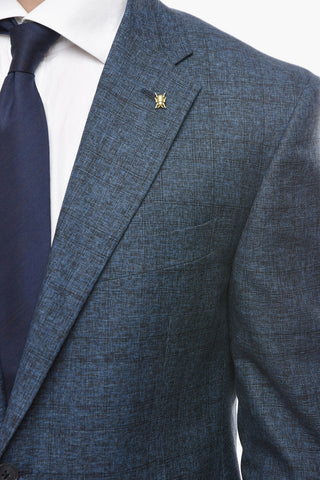 CC COLLECTION Cotton Blend RIGHT Suit with Flap Pockets