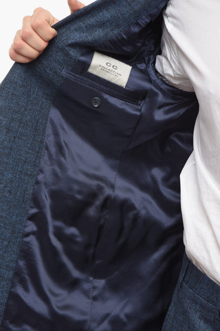 CC COLLECTION Cotton Blend RIGHT Suit with Flap Pockets