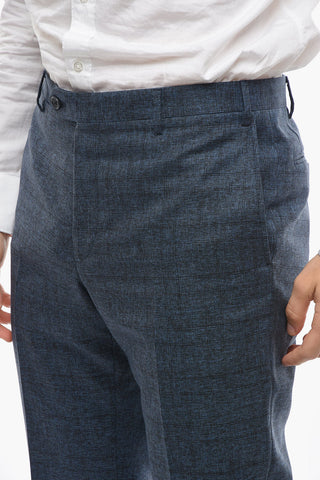 CC COLLECTION Cotton Blend RIGHT Suit with Flap Pockets