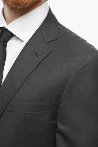 Blazer ACADEMY in Lana Extrafine con Tasche con Aletta
