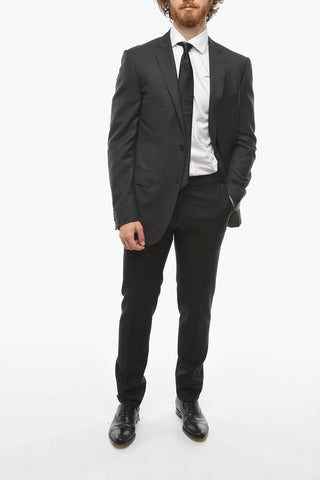 Blazer ACADEMY in Lana Extrafine con Tasche con Aletta