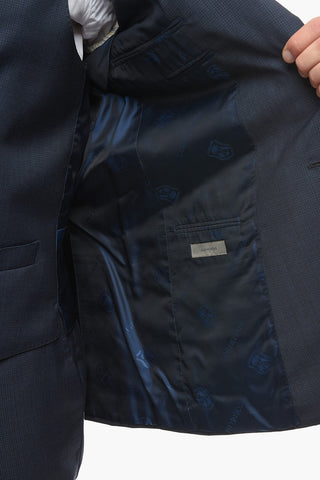 18,25 Microns Virgin-wool CEREMONY ACADEMY 3-piece Suit with Notch Lapel