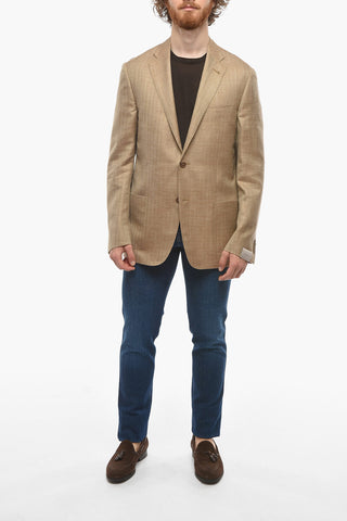 Blazer 2 Bottoni GATE in Misto Seta