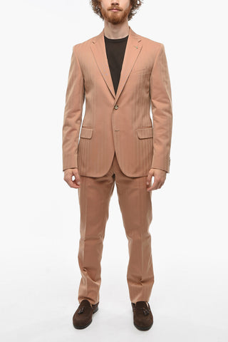 CC COLLECTION Herringbone RIGHT Suit with Flap Pockets