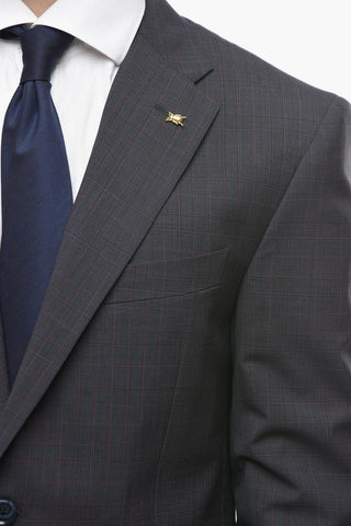 CC COLLECTION Abito 2 Bottoni RIGHT con Fantasia District Check