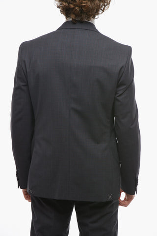 CC COLLECTION Abito 2 Bottoni RIGHT con Fantasia District Check