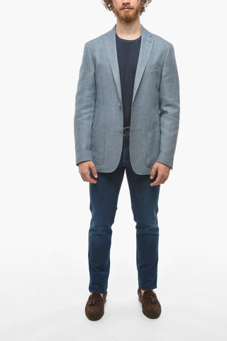 CC COLLECTION Blazer Semifoderato RIGHT con Motivo Pied de Poule