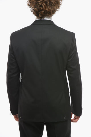 CC COLLECTION Virgin Wool Blend RIGHT Suit with Flap Pockets