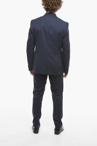 CC COLLECTION Virgin Wool RIGHT Windowpane Check Suit
