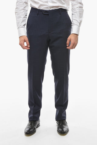 CC COLLECTION Virgin Wool RIGHT Windowpane Check Suit