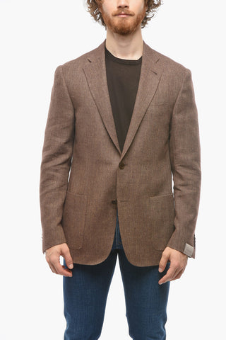 Blazer Semifoderato GATE con Motivo Bird's Eye