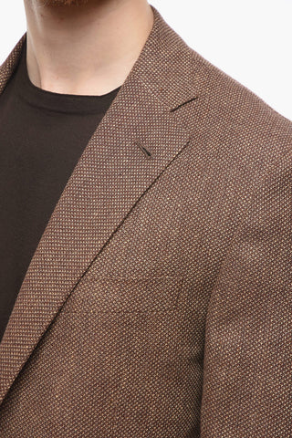 Blazer Semifoderato GATE con Motivo Bird's Eye