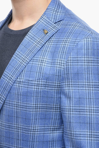 CC COLLECTION Half-lined RIGHT District Check Blazer