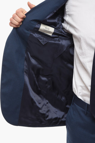 CC COLLECTION Abito 2 Bottoni RIGHT con Motivo Pin Check