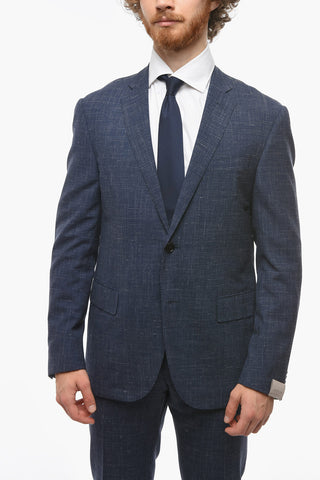 Silk-blend ACADEMY SOFT Unlined Suit with Notch Lapel