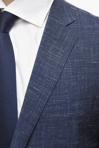 Silk-blend ACADEMY SOFT Unlined Suit with Notch Lapel