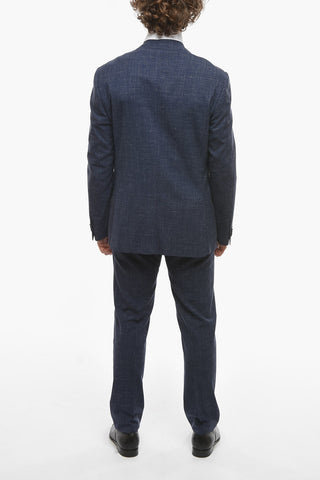 Silk-blend ACADEMY SOFT Unlined Suit with Notch Lapel