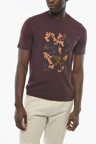 CC COLLECTION Jersey T-shirt with Floral Print