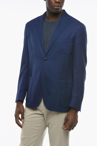 ID virgin wool IDENTITY side vents blazer drop 7R