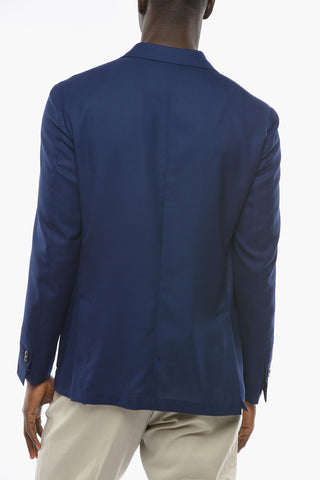 ID virgin wool IDENTITY side vents blazer drop 7R
